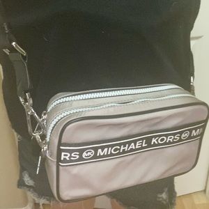 Michael Kor Nylon Logo Crossbody